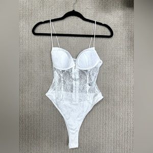 White Laced Bodysuit